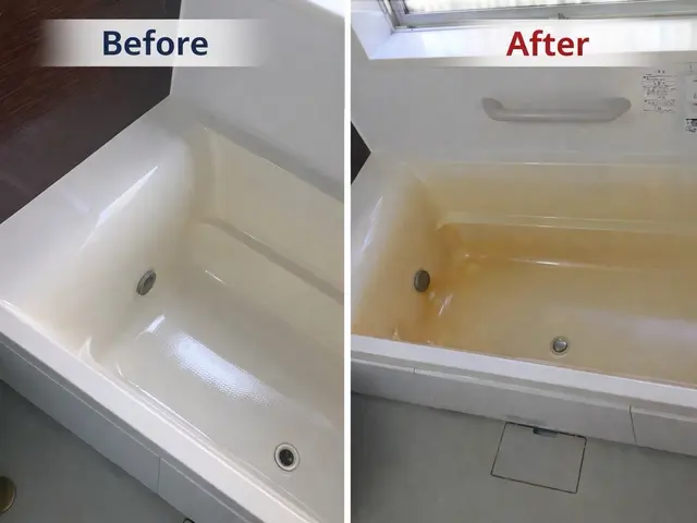 浴槽　クリアー（透明）塗装　お安く綺麗に！　お掃除もしやすくなります！サービスの画像