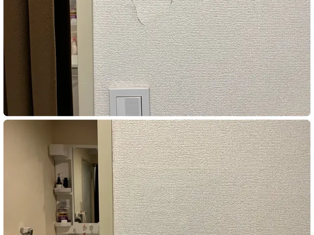 【壁穴補修はお任せください】完全自社施工！丁寧な作業を心がけております！サービスの画像