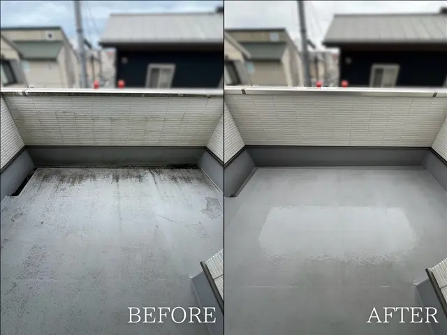 【外壁洗浄専門店クレイン】ベランダ・バルコニー洗浄◎完全自社施工サービスの画像