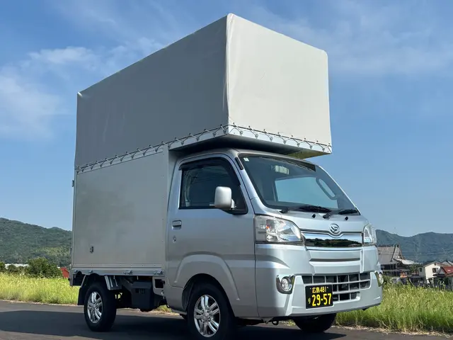 大容量突出し軽幌車◎貸出用段ボール5枚持参◎テレビ、洗濯機設置無料◎当日、夜間◎サービスの画像