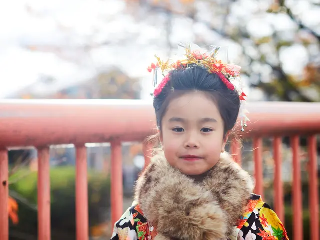 広告撮影13年。七五三の自然な表情を。10年後もまた見返したくなる、そんな1枚を