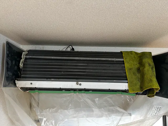 『あっ！！』と思った時がお掃除時です。エアコンクリーニング致します。サービスの画像