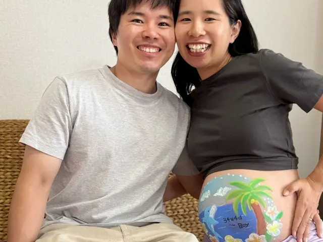 24w以降の妊婦様限定！今しか残せないマタニティペイントフォト！