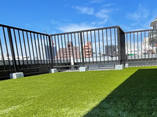 さぁ！裸足で駆け出そうー！高品質！人工芝施工サービスの画像