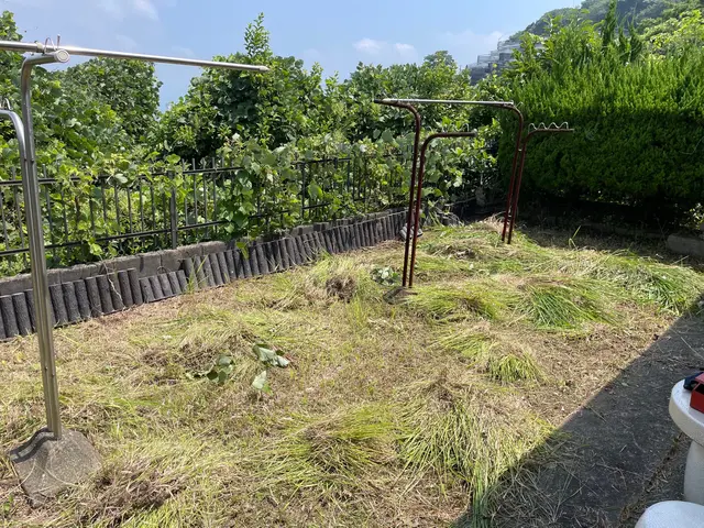 根強い雑草にお困りの方必見！若い力でお庭をきれいに！丁寧な作業がモットー！サービスの画像