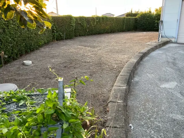 根強い雑草にお困りの方必見！若い力でお庭をきれいに！丁寧な作業がモットー！サービスの画像