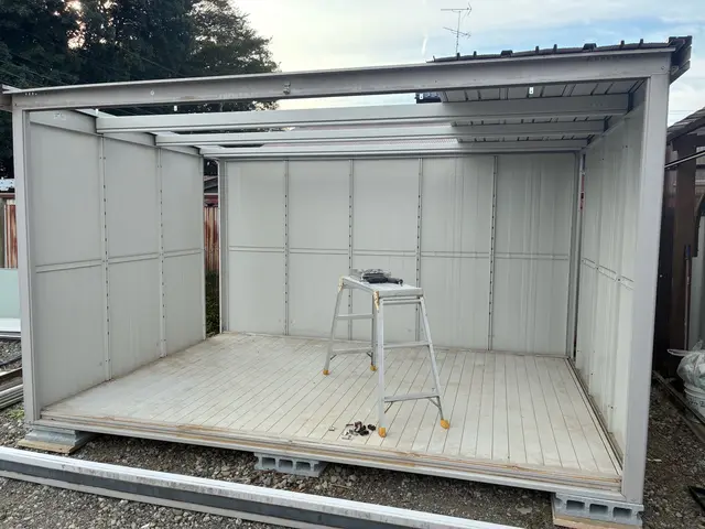 ◆物置解体後→移動、承ります！【移動距離】20kmまでは無料　　再組み立て応相談サービスの画像