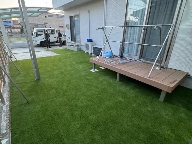 予約から施工まで100%自社対応◎人工芝で庭が変わる！見た目も快適さも両立サービスの画像