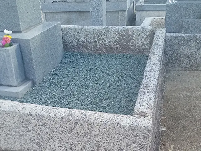 砂利を敷いて見た目UP!防草効果も！サービスの画像