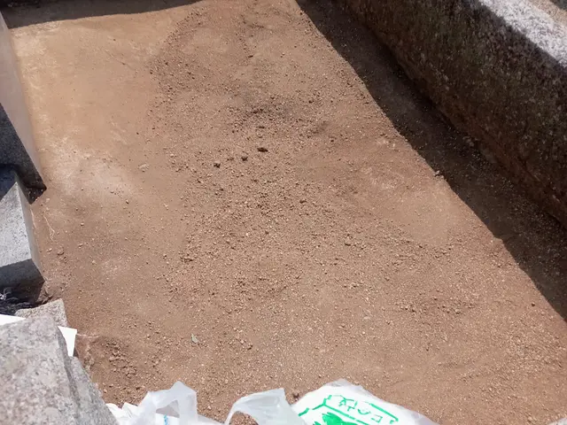 砂利を敷いて見た目UP!防草効果も！サービスの画像