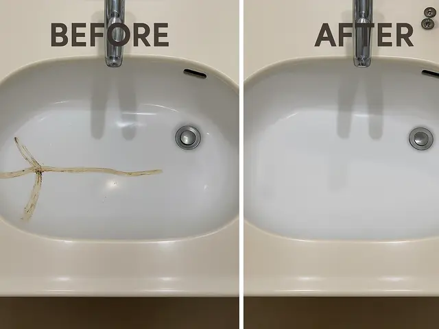 ◆賃貸現状復帰にも対応◆保険対応◆洗面ボウル傷割れ補修◆部分補修◆綺麗に仕上げサービスの画像