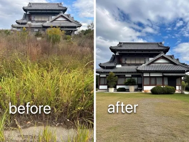 他を圧倒する、レベルの違う仕上がり！実績1000件越え！建築予定地の草刈り大歓迎サービスの画像