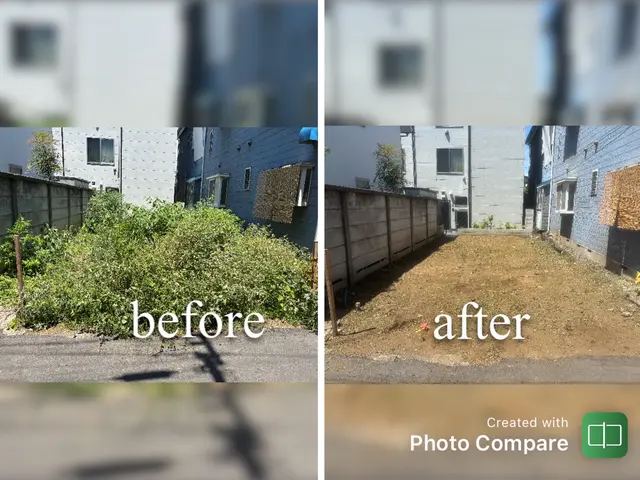 他を圧倒する、レベルの違う仕上がり！実績1000件越え！建築予定地の草刈り大歓迎サービスの画像