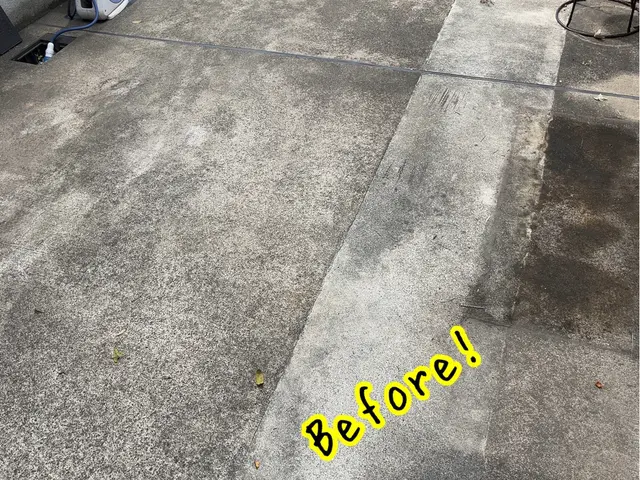 軒先高圧洗浄作業　◆私が直接お伺いします。サービスの画像