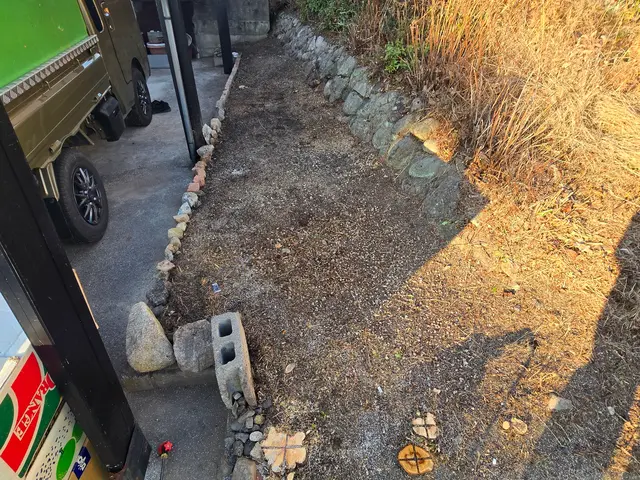 当店の草刈りは刈払い機でもとても綺麗に仕上げます♪サービスの画像