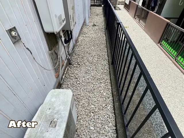 ●砂利敷き●女性スタッフ同行可能●普通砂利、防犯砂利、化粧砂利、などなどサービスの画像