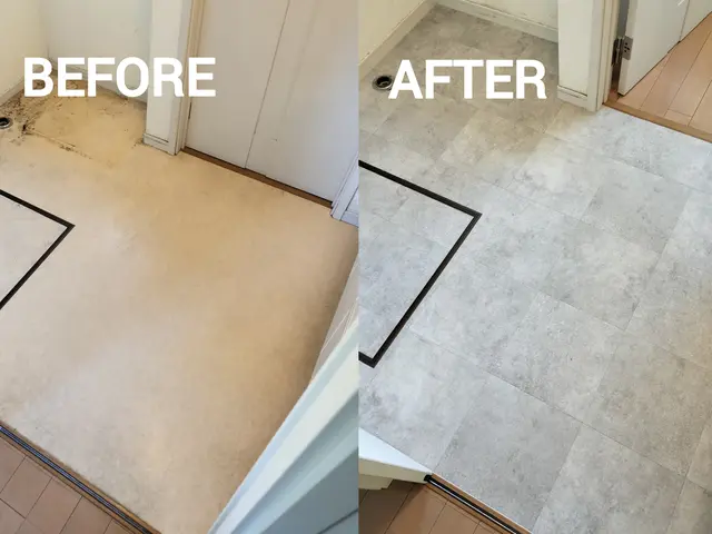 仕上がり重視。お部屋も玄関も洗面所もお手洗いもお任せください。サービスの画像