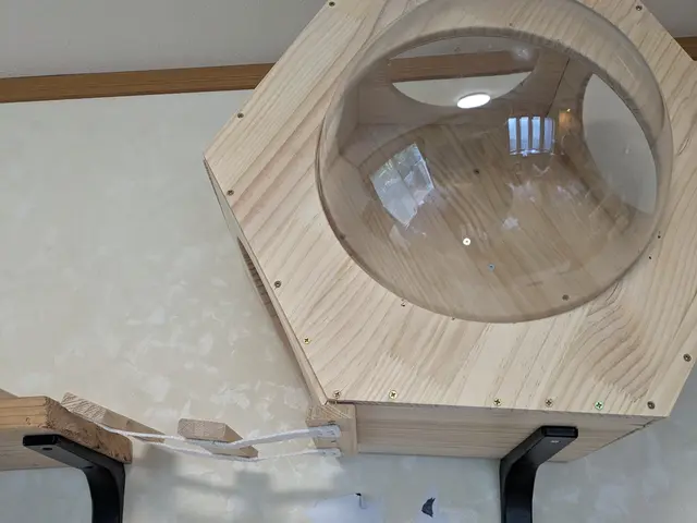 壁掛けシェルフや住宅オプションの設置、取り付け承ります。キャットウォークもOKサービスの画像