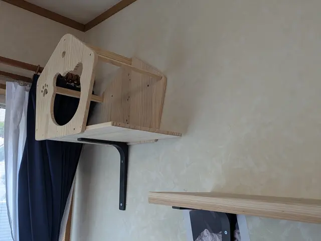 壁掛けシェルフや住宅オプションの設置、取り付け承ります。キャットウォークもOKサービスの画像