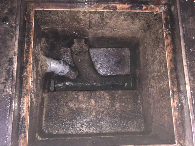 飲食店・グレイチング&排水管高圧洗浄　マス清掃、トラップ清掃、グリストラップ可。サービスの画像