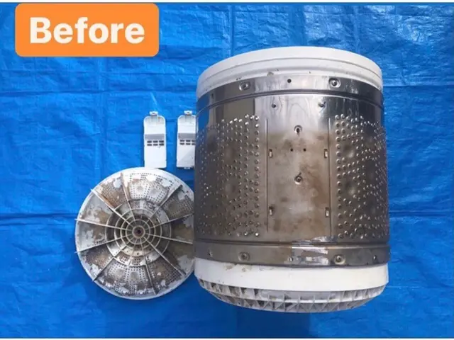 【洗濯機を丸洗い！】ニオイの原因カビや細菌類を徹底的に除去します！！サービスの画像