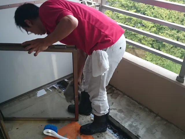 夫婦2人で訪問！役割分担で作業が速い！網戸も窓枠もお掃除。お部屋が明るくなりますサービスの画像