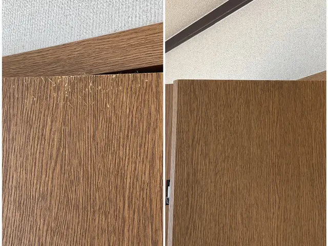 室内ドア、クローゼット扉などの割れ・凹み擦り傷等の補修サービスの画像