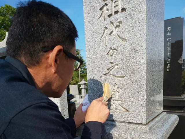 ＜長野県～　石材専門業者＞お墓のクリーニング、コーティングおまかせください！サービスの画像