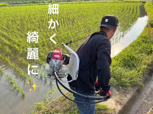 草刈り歴30年！ 丁寧・綺麗に仕上げます。満足していただけるよう頑張ります。サービスの画像