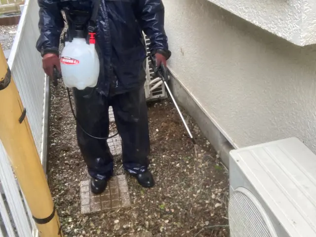 お庭やお家周りの雑草を綺麗に除草いたします！サービスの画像