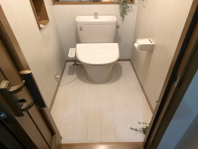 温水洗浄便座取付サービスの画像