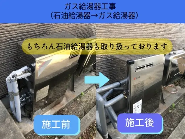 新規出店｜すぐ頼れる給湯器の専門店　貸出機もつけれます。サービスの画像