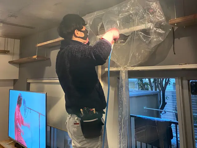 【エアコンクリーニング】大好評‼︎特別価格継続します。駐車場無料。大手の実績ありサービスの画像