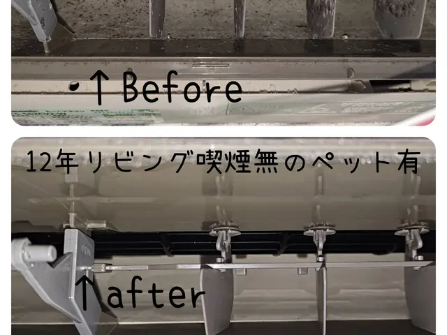 エアコン洗浄時には作業前の現状＆作業後の状況をお客様の目で確認してください♪サービスの画像