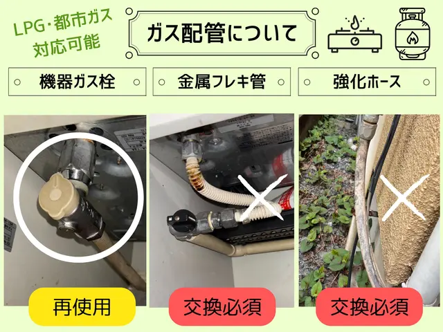 【都市ガス・プロパン可能】処分込の明朗会計★工事のみ歓迎★施工件数5000件以上サービスの画像