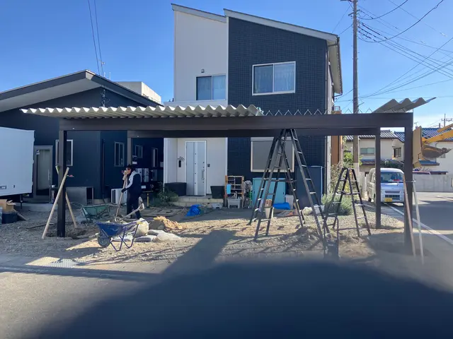 カーポート設置、ガレ設置サービスの画像