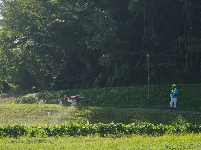 ドローンで農薬散布！　農家の皆様！　あの’’しんどい作業’’短時間で代行します！