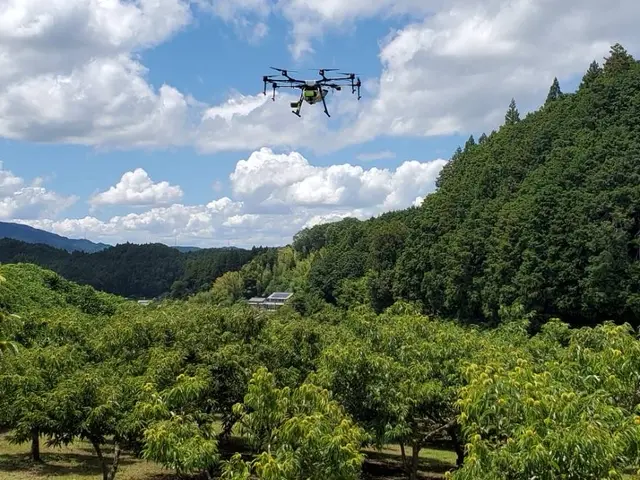 ドローンで農薬散布！　農家の皆様！　あの’’しんどい作業’’短時間で代行します！