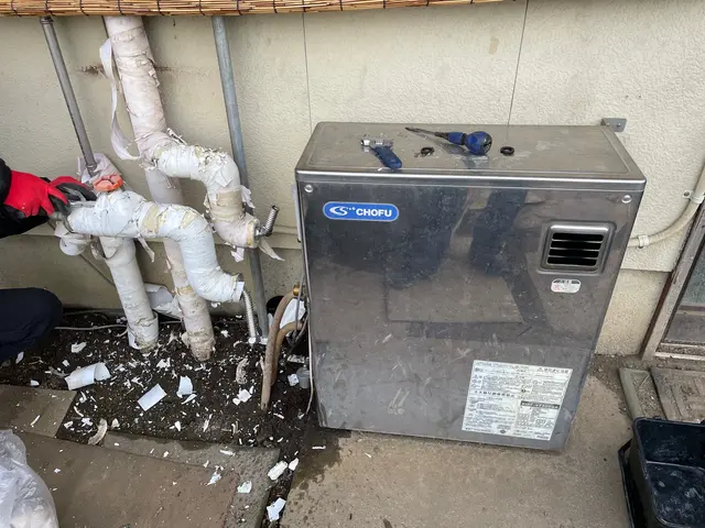 給湯器取付、撤去お任せください！現金、クレジット、PayPay、電子マネー支払いサービスの画像