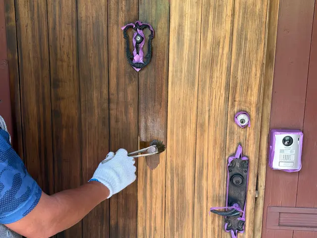 玄関ドア塗装サービスの画像