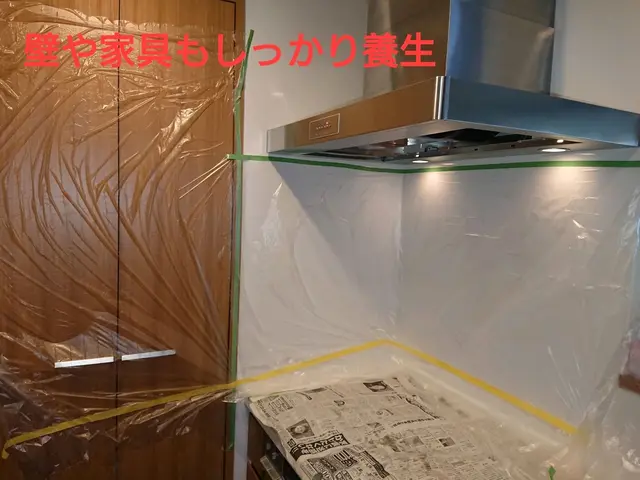 夫婦2人で訪問！役割分担で作業が速い！お掃除後は除菌消臭コーティング仕上げです！サービスの画像