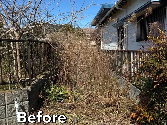 安心の料金説明！丁寧な作業で満足度抜群！お庭のプロにお任せください！サービスの画像