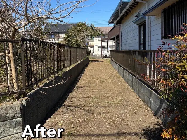 安心の料金説明！丁寧な作業で満足度抜群！お庭のプロにお任せください！サービスの画像