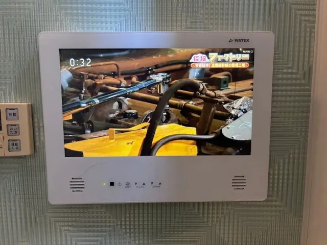 浴室テレビの取付工事サービスの画像