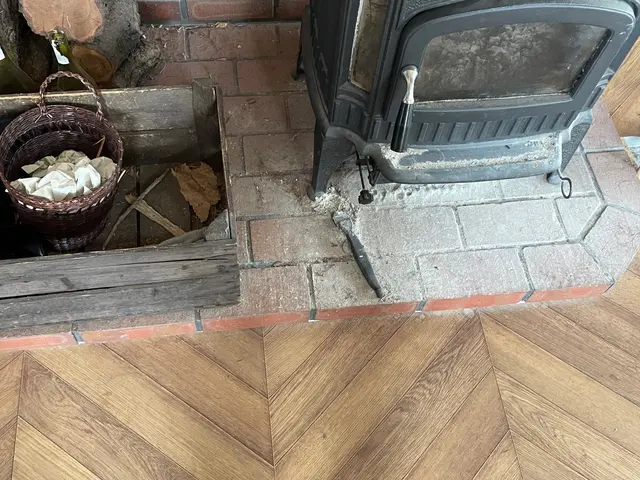 薪ストーブの分解洗浄サービスの画像