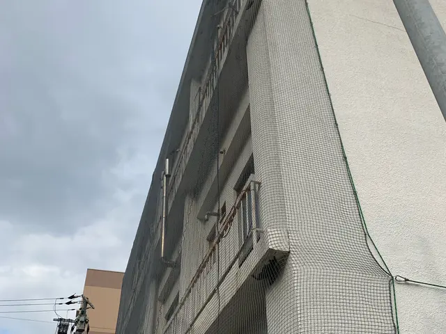 鳩対策のプロですが、転落防止ネット・剥落防止ネットも施工実績ありますサービスの画像