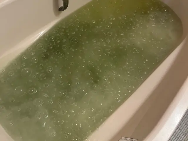 業務用洗浄剤で風呂釜内部を強力洗浄！快適なお風呂でゆっくり浸かりましょう(*^^サービスの画像