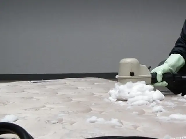 ベッドマットレス両面洗浄！当社は両面仕上げのみ対応しています。サービスの画像