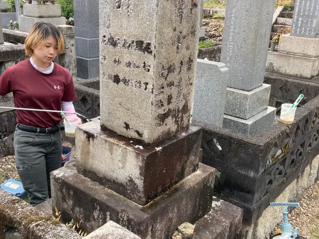 実績は100基以上。墓石・石材クリーニング・文字墨入れお任せください。サービスの画像