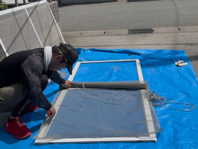 網戸張り替えサービスの画像